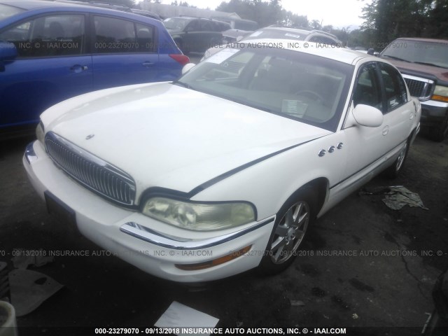 1G4CW54K954100890 - 2005 BUICK PARK AVENUE  WHITE photo 2