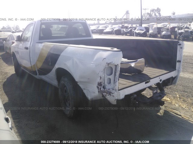 3C6JR6DT5HG768895 - 2017 RAM 1500 ST WHITE photo 3