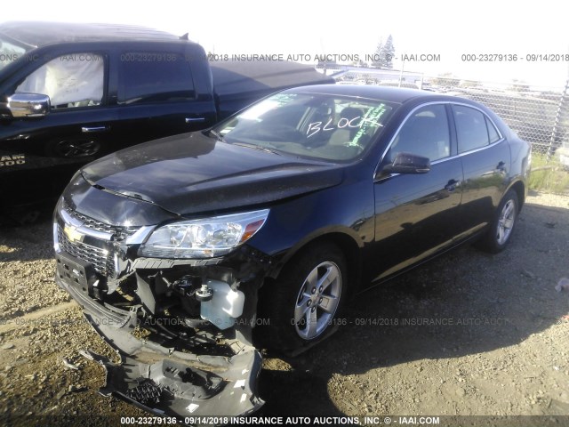 1G11C5SA8GU122373 - 2016 CHEVROLET MALIBU LIMITED LT BLACK photo 2