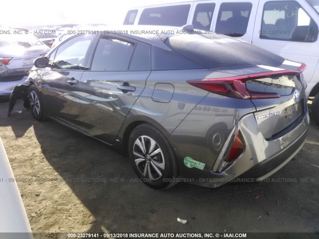 JTDKARFP2H3015379 - 2017 TOYOTA PRIUS PRIME  灰色 照片 3