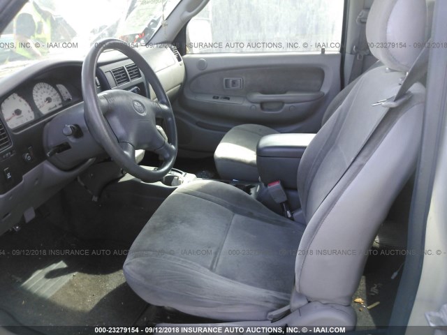 5TEGN92N84Z387545 - 2004 TOYOTA TACOMA DOUBLE CAB PRERUNNER SILVER photo 5