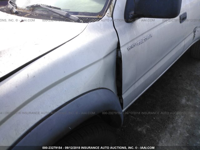 5TEGN92N84Z387545 - 2004 TOYOTA TACOMA DOUBLE CAB PRERUNNER SILVER photo 6
