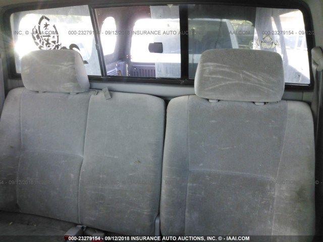 5TEGN92N84Z387545 - 2004 TOYOTA TACOMA DOUBLE CAB PRERUNNER SILVER photo 8