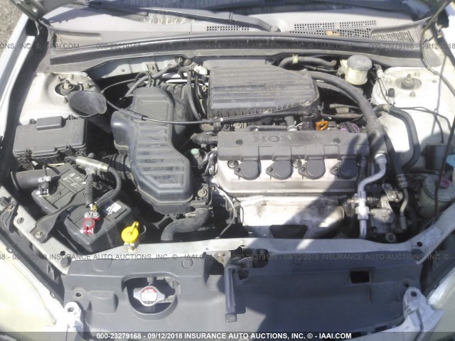 2HGES16335H519782 - 2005 HONDA CIVIC DX VP 银色 照片 10