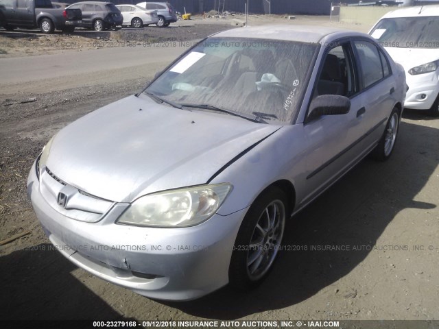 2HGES16335H519782 - 2005 HONDA CIVIC DX VP 银色 照片 2