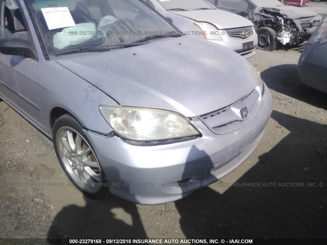 2HGES16335H519782 - 2005 HONDA CIVIC DX VP 银色 照片 6