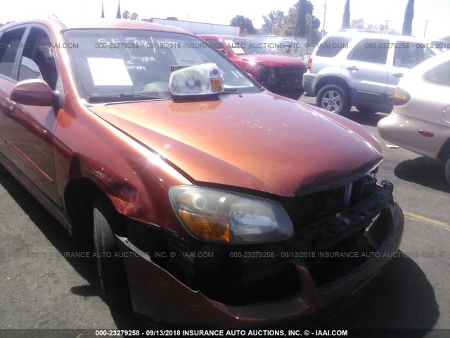 KNAFE162185012003 - 2008 KIA SPECTRA5 5 SX ORANGE photo 6