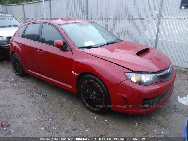 JF1GR896X8L819088 - 2008 SUBARU IMPREZA WRX STI RED photo 1