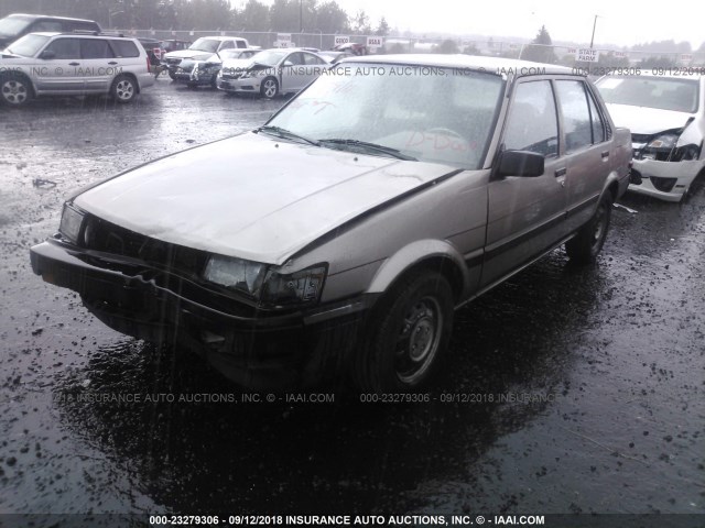 JT2AE82EXH3524367 - 1987 TOYOTA COROLLA DLX BEIGE photo 2