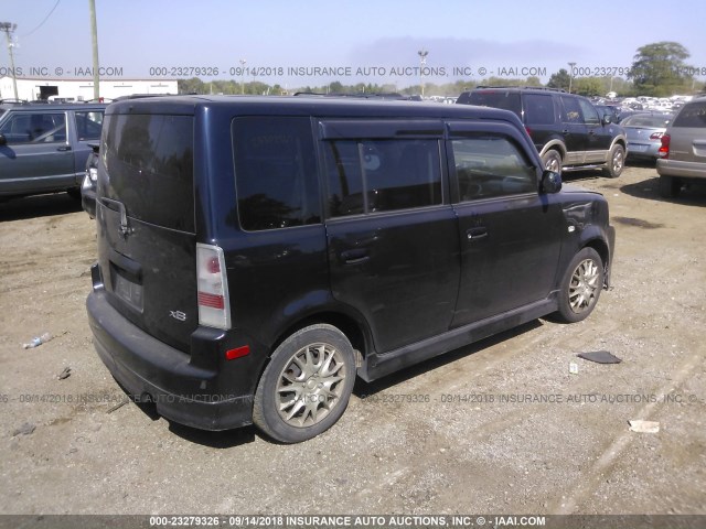 JTLKT324350207768 - 2005 TOYOTA SCION XB Azul oscuro foto 4