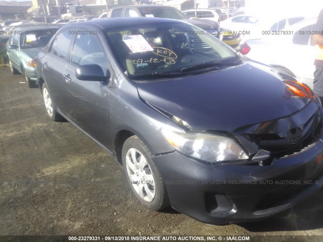 2T1BU4EE9CC803800 - 2012 TOYOTA COROLLA S/LE GRAY photo 6