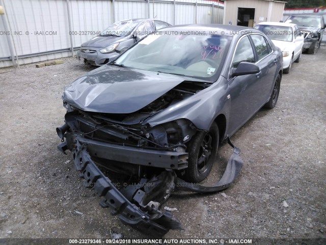 1G1ZG57B28F295742 - 2008 CHEVROLET MALIBU LS 灰色 照片 2