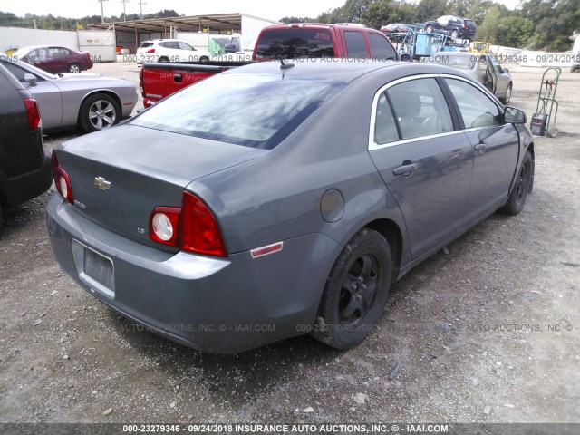 1G1ZG57B28F295742 - 2008 CHEVROLET MALIBU LS 灰色 照片 4