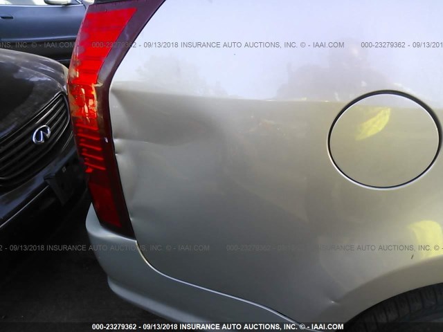 1GYDE637840120997 - 2004 CADILLAC SRX BEIGE photo 6