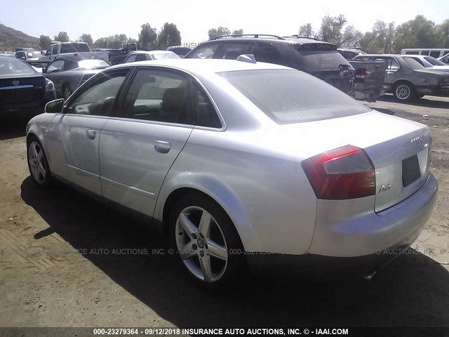 WAUJT68E24A055271 - 2004 AUDI A4 3.0 ვერცხლისფერი ფოტო 3