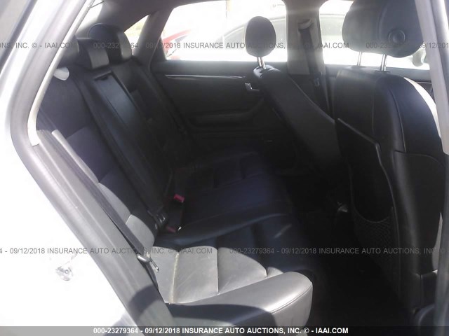 WAUJT68E24A055271 - 2004 AUDI A4 3.0 ვერცხლისფერი ფოტო 8
