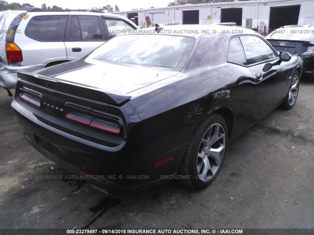 2C3CDZBT7GH279518 - 2016 DODGE CHALLENGER R/T BLACK photo 4