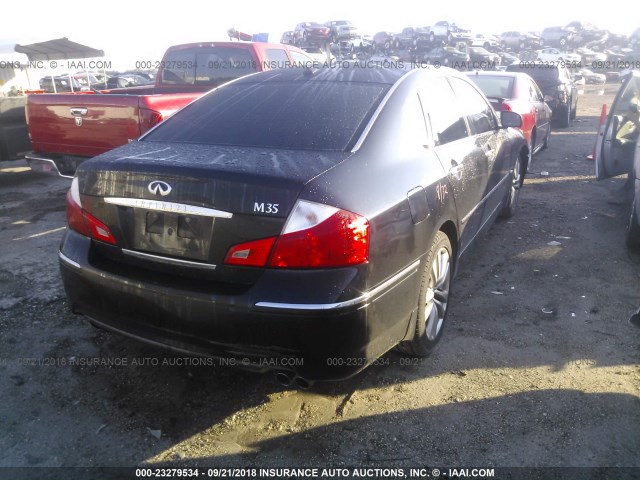 JNKAY01E98M606083 - 2008 INFINITI M35 SPORT BLACK photo 4