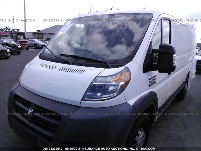 3C6TRVAG4FE519846 - 2015 RAM PROMASTER 1500 1500 STANDARD WHITE photo 2