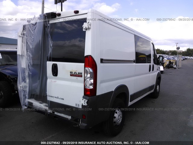 3C6TRVAG4FE519846 - 2015 RAM PROMASTER 1500 1500 STANDARD WHITE photo 4