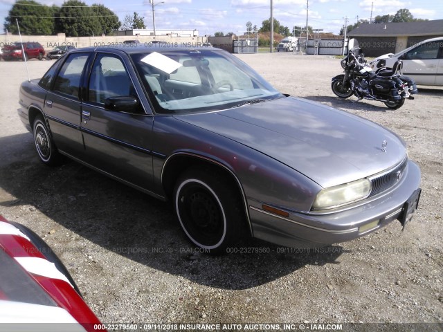 2G4WB54L9M1837616 - 1991 BUICK REGAL CUSTOM SILVER photo 1