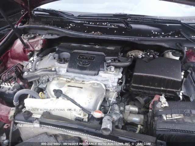 4T1BF1FK5GU603840 - 2016 TOYOTA CAMRY LE/XLE/SE/XSE 红色 照片 10