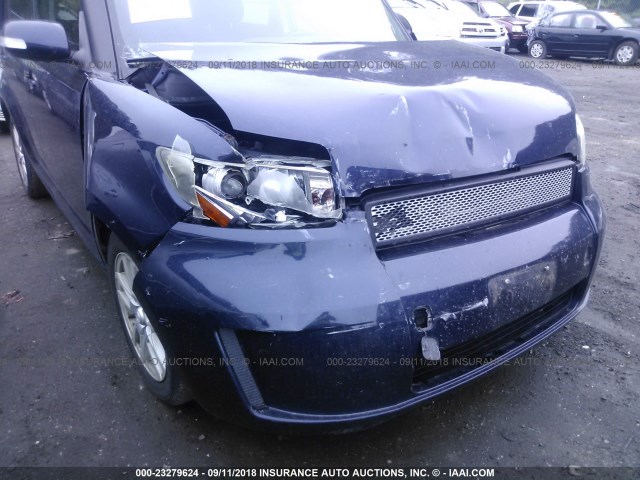 JTLKE50E181045364 - 2008 TOYOTA SCION XB Mavi foto 6