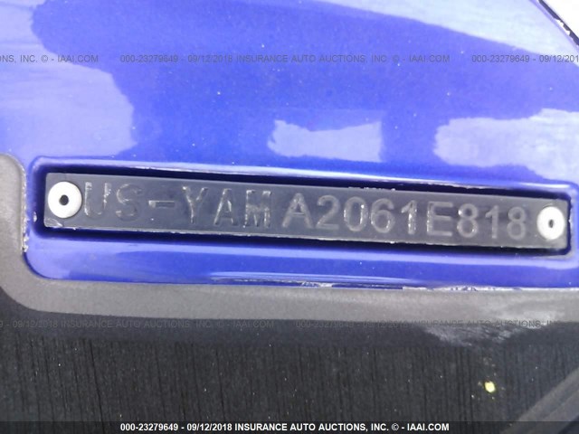 YAMA2061E818 - 2018 YAMAHA GP1800  BLUE photo 9