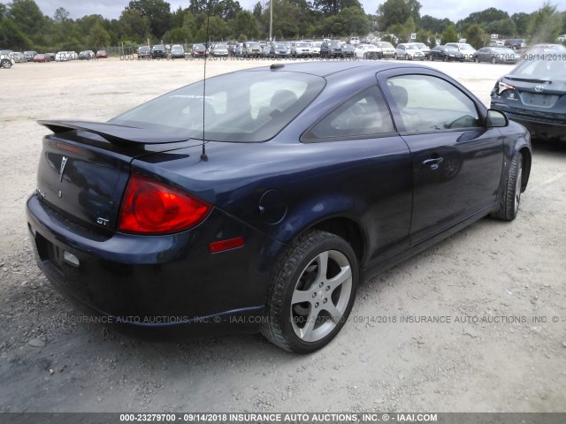 1G2AT18H297229283 - 2009 PONTIAC G5 GT Dark Blue photo 4