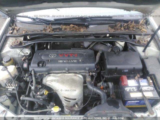 4T1BE32K25U609483 - 2005 TOYOTA CAMRY LE/XLE/SE Күміс фото 10