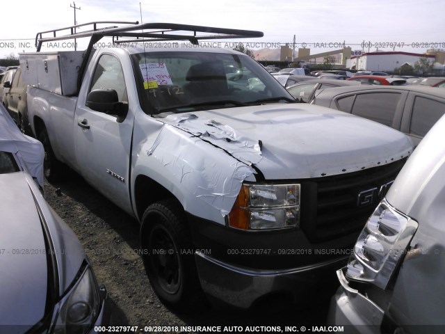 1GTN1TEXXCZ225603 - 2012 GMC SIERRA C1500 WHITE photo 1