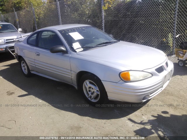 1G2NE12F12C252845 - 2002 PONTIAC GRAND AM SE SILVER photo 1