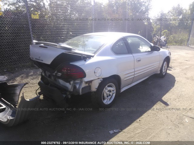 1G2NE12F12C252845 - 2002 PONTIAC GRAND AM SE SILVER photo 4