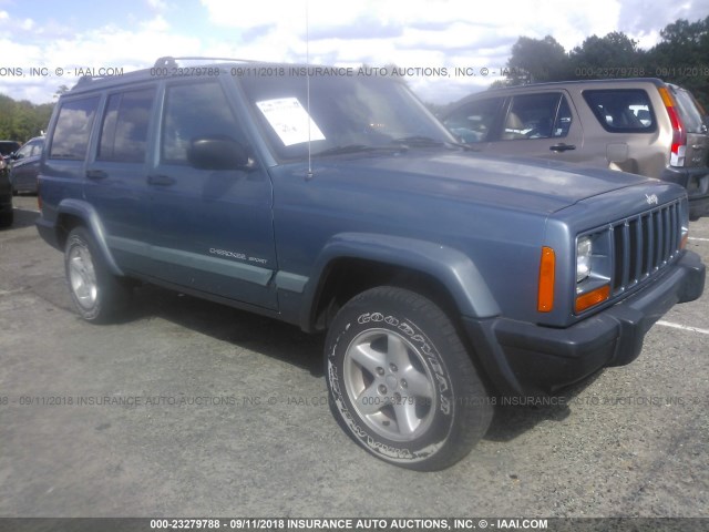 1J4FT68S5XL535421 - 1999 JEEP CHEROKEE SPORT/CLASSIC შავი ფოტო 1