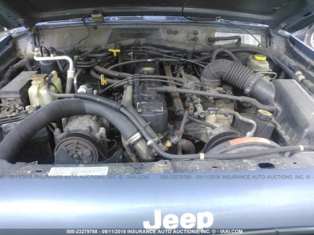 1J4FT68S5XL535421 - 1999 JEEP CHEROKEE SPORT/CLASSIC შავი ფოტო 10