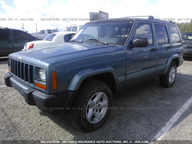1J4FT68S5XL535421 - 1999 JEEP CHEROKEE SPORT/CLASSIC შავი ფოტო 2