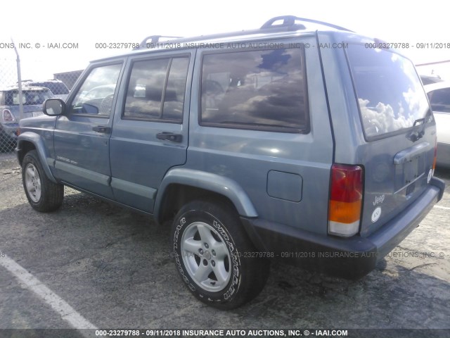 1J4FT68S5XL535421 - 1999 JEEP CHEROKEE SPORT/CLASSIC შავი ფოტო 3