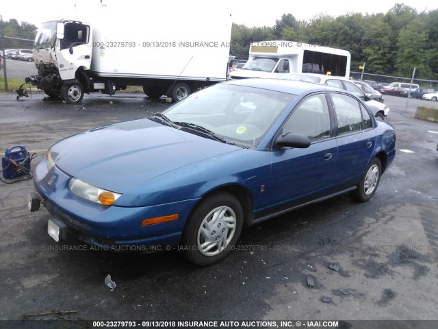 1G8ZF52801Z261254 - 2001 SATURN SL BLUE photo 2