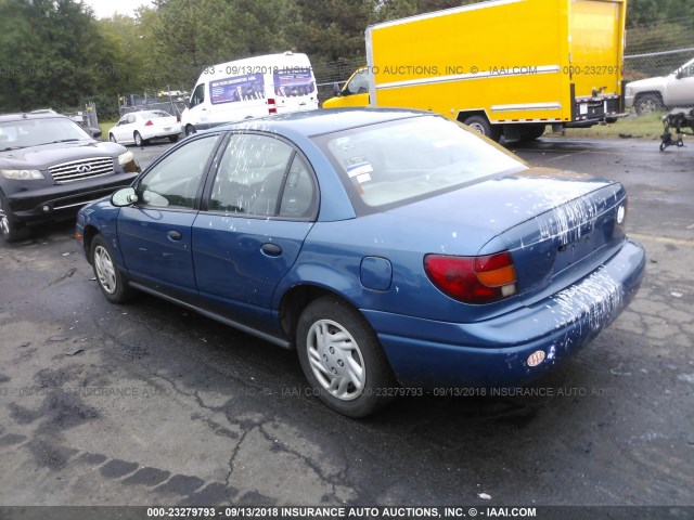 1G8ZF52801Z261254 - 2001 SATURN SL BLUE photo 3