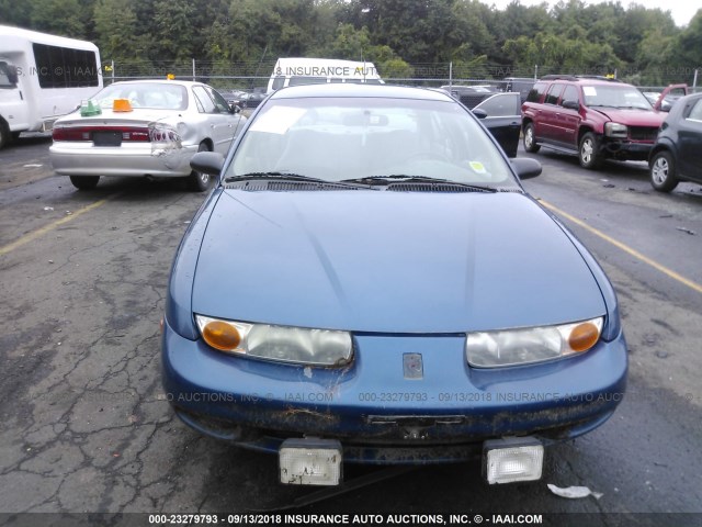 1G8ZF52801Z261254 - 2001 SATURN SL BLUE photo 6