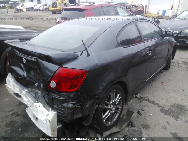 JTKDE177960086910 - 2006 TOYOTA SCION TC 灰色 照片 4