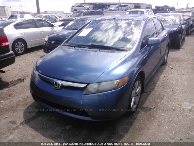 2HGFA16938H532208 - 2008 HONDA CIVIC EXL 蓝色 照片 6