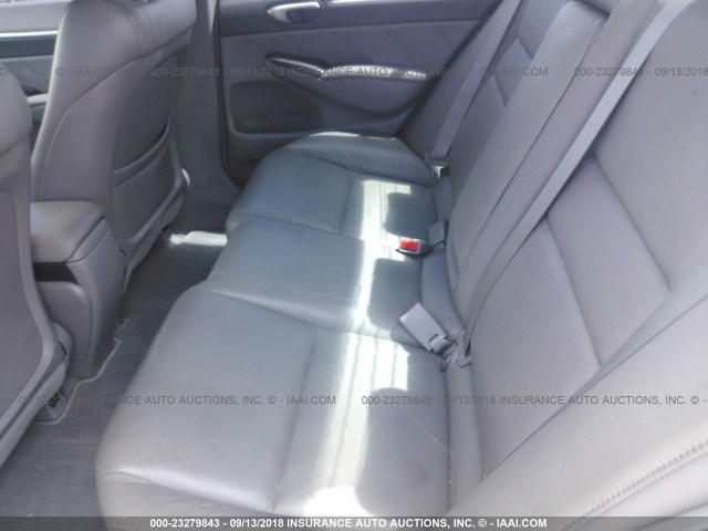 2HGFA16938H532208 - 2008 HONDA CIVIC EXL 蓝色 照片 8