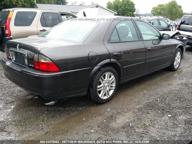 1LNHM87A85Y659226 - 2005 LINCOLN LS GRAY photo 4