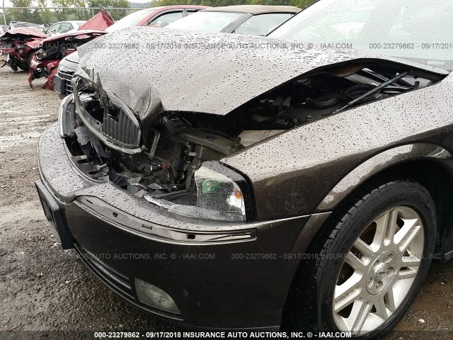 1LNHM87A85Y659226 - 2005 LINCOLN LS GRAY photo 6