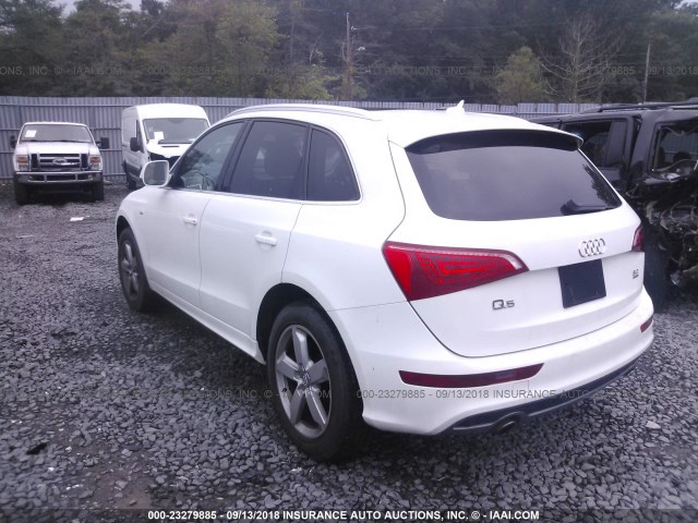 WA1DKAFPXBA093784 - 2011 AUDI Q5 PREMIUM PLUS WHITE photo 3