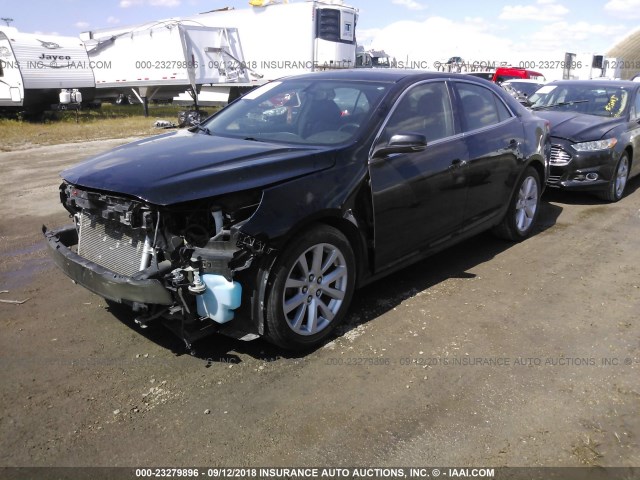 1G11E5SA9DU126700 - 2013 CHEVROLET MALIBU 2LT BLACK photo 2