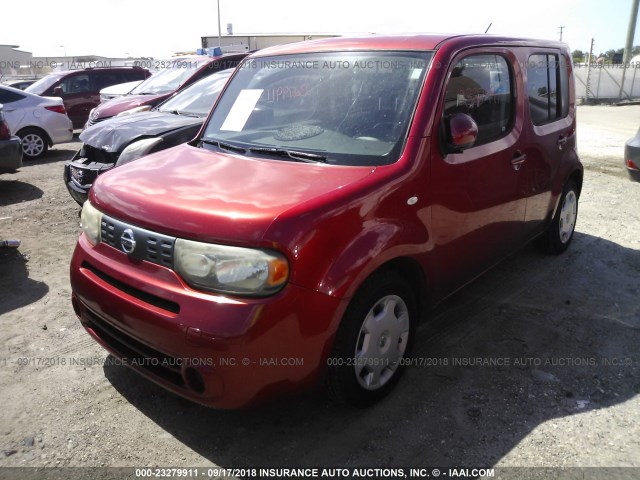 JN8AZ2KR9BT209650 - 2011 NISSAN CUBE S/SL/KROM RED photo 2