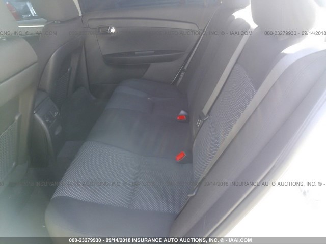 1G1ZC5EU9CF110773 - 2012 CHEVROLET MALIBU 1LT WHITE photo 8