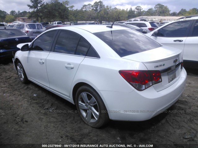 1G1P75SZ2E7405657 - 2014 CHEVROLET CRUZE WHITE photo 3